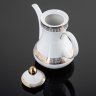 Купить Кофейник оригинальной формы с ажурным золотым орнаментом, фарфор, золочение, Gebrüder Winterling, ГДР, 1950-1980 гг.