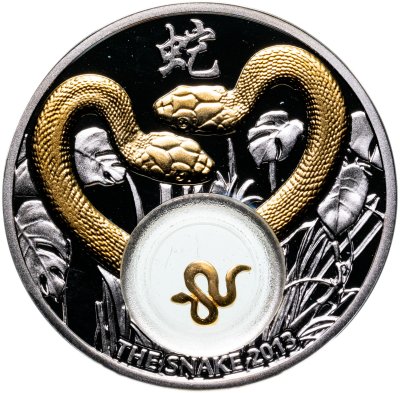 купить Остров Ниуэ 1 доллар 2012 «Золотые змейки»