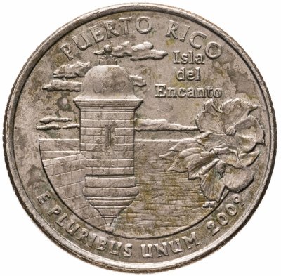 купить США 1/4 доллара (квотер, 25 центов) 2009 "Пуэрто Рико"