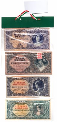 купить Подарочный набор "Банкноты Венгрии" 1945- 1946 гг.