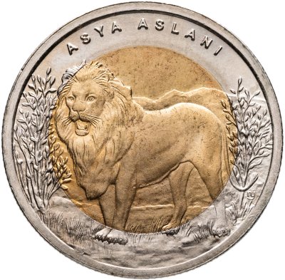 купить Турция 1 лира (lira) 2011 "Фауна Турции-Лев"