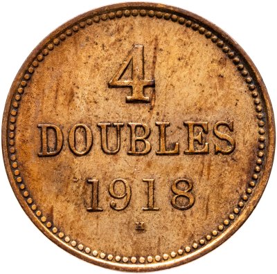 купить Гернси 4 дубля (doubles) 1918