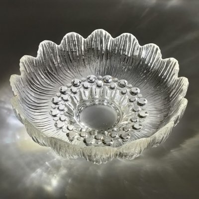 купить Конфетница "Ямки", ЗАО "Никольский завод светотехнического стекла" ("NiNaGlass"), стекло, Российская Федерация, 2000-2020 гг.