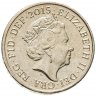 Купить Великобритания 1 фунт (pound) 2015 Королевский герб Великобритании