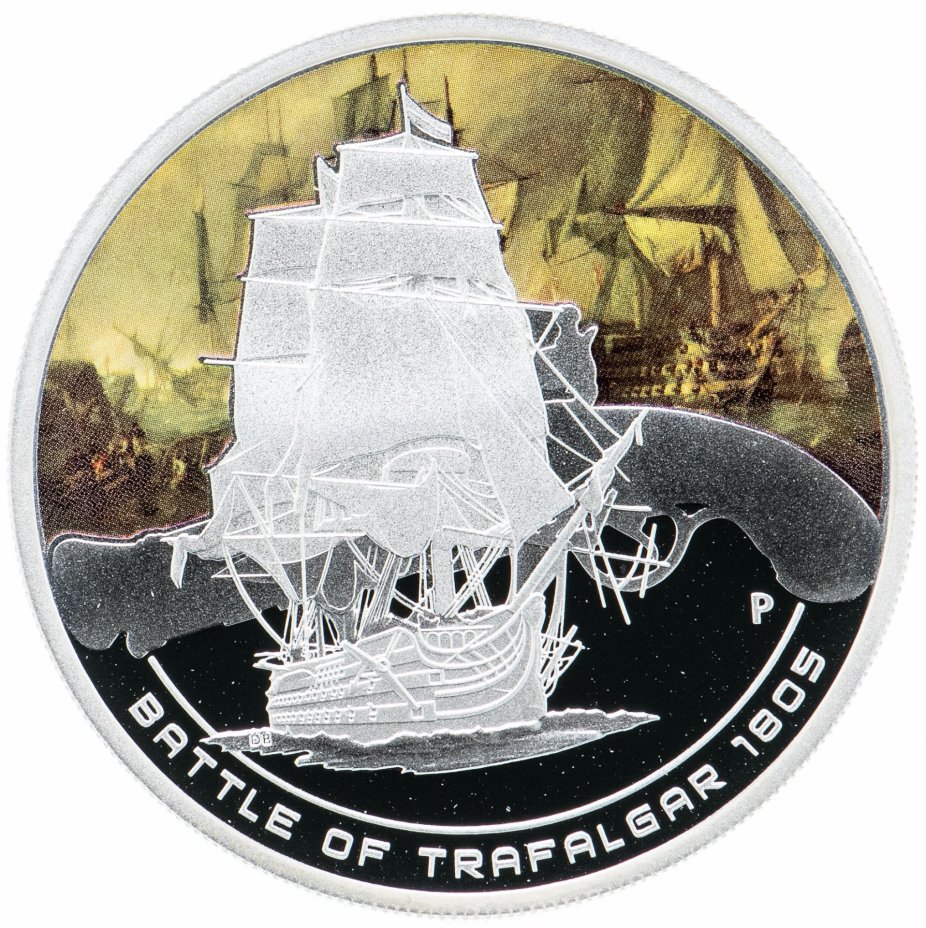 купить Острова Кука 1 доллар 2010 "Великие морские сражения - Битва при Трафальгаре"