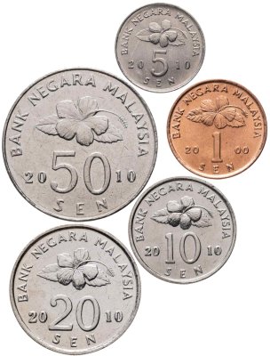 купить Малайзия. Набор №4 (5 монет) 2000-2010