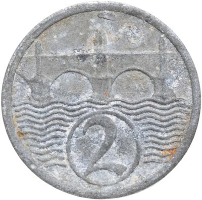 купить Чехословакия 2 геллера (halere) 1923