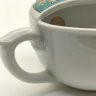Купить Поильник с декором в виде куриц и петухов, фарфор, деколь, Дмитровский фарфоровый завод (ДФЗ Вербилки), СССР, 1965-1991 гг.