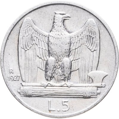 купить Италия 5 лир 1927