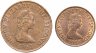 Купить Джерси набор 1 и 2 пенса 1983 (редкий год)