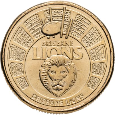 купить Австралия 1 доллар (dollar) 2024 "Австралийская футбольная лига - Brisbane Lions"