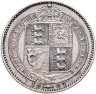 Купить Великобритания 1 шиллинг (shilling) 1887 с портретом королевы Виктории в слабе Монетник. ру AU det чистка