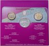 Купить Италия 2007 официальный годовой набор евро из 9 монет (с серебряной монетой 5 евро) в буклете "5 лет Киотскому протоколу"
