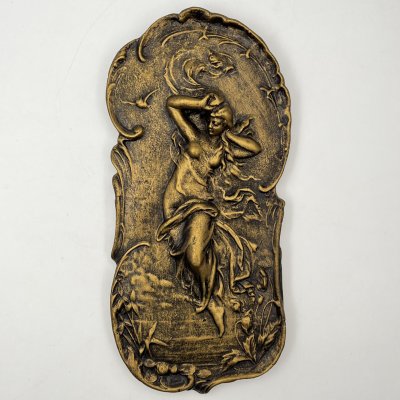 купить Настенное панно в стиле модерн "Нимфа", гипс, тонировка, Европа, 1970-1990 гг.