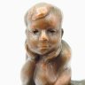 Купить Подсвечник "Мальчик на бревне", металл, СССР, 1970-1990 гг.
