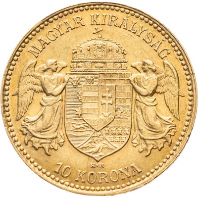 купить Австро-Венгрия 10 крон (korona) 1908, монета для Венгрии с изображением Императора Франца Иосифа I