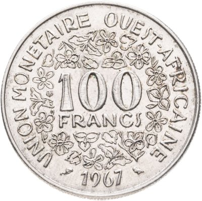 купить Западная Африка (BCEAO) 100 франков (francs) 1967