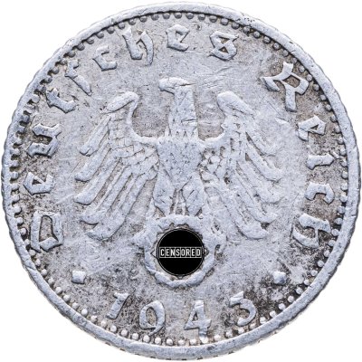 купить Германия, Третий рейх 50 рейхспфеннигов 1943 "А"