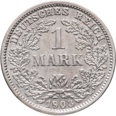 купить Германия 1 марка 1903 знак монетного двора: "D" - Мюнхен