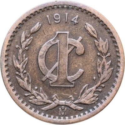 купить Мексика 1 сентаво (centavo) 1914