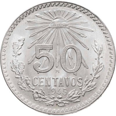 купить Мексика 50 сентаво (centavos) 1945