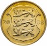 Купить Эстония 1 крона (kroon) 2008 "90 лет Эстонской республике"