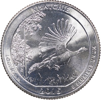 купить США 25 центов [Квотер] 2015 D [KM#598] "Национальный лес Кисатчи - Kisatchie [Louisiana]"