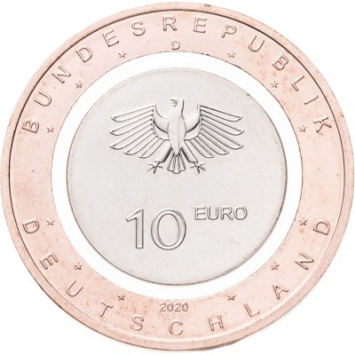 купить Германия 10 евро 2020 "На земле" в капсуле