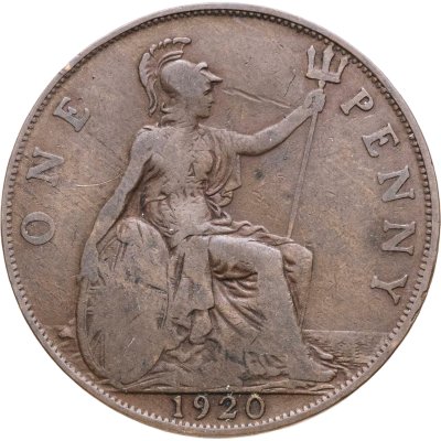 купить Великобритания 1 пенни (penny) 1920