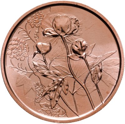 купить Австрия 10 евро 2024 Язык цветов - Пион
