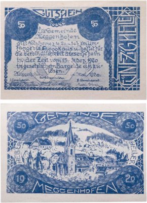 купить Австрия 50 геллеров 1920