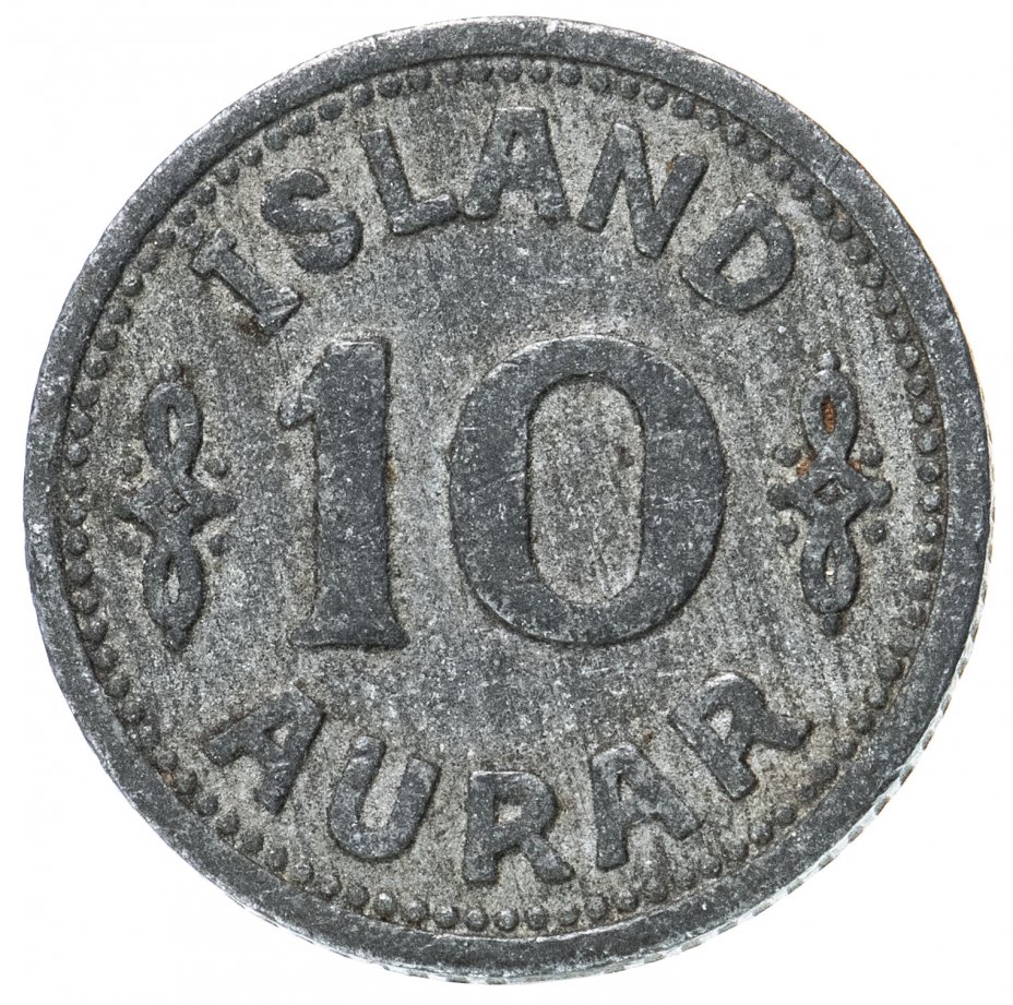 купить Исландия 10 эйре (aurar) 1942