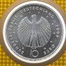Купить Германия 10 евро 2006 "Чемпионат мира по футболу 2006" в блистере с марками