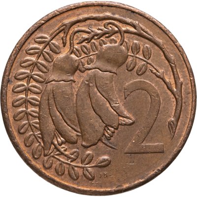 купить Новая Зеландия 2 цента (cents) 1983