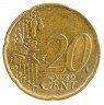 Купить Португалия 20 евро центов 2002