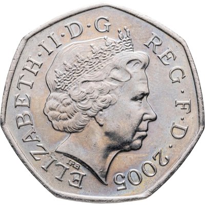 купить Великобритания 50 пенсов (pence) 2005