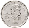 Купить Канада 25 центов (cents) 2007 "XXI зимние Олимпийские Игры, Ванкувер 2010 - Кёрлинг"