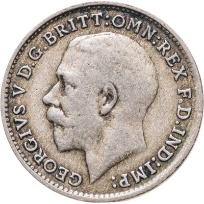 купить Великобритания 3 пенса (pence) 1920-1927 Георг V (случайный год)