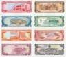 Купить Доминиканская республика набор образцов (specimen) 1,5,10,20,50,100,500,1000 песо 1977-1978 (Pick CS1) (с одинаковым номером-009006 и сертификатом)