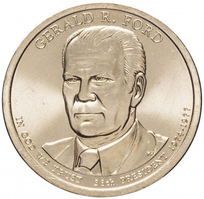 купить США 1 доллар 2016 D "38-й президент США - Джеральд Форд"