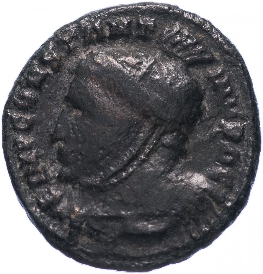 купить Римская Империя Константин I 306–337 гг фоллис (реверс: две Виктории стоят лицом друг к другу и держат щит)