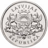 Купить Латвия 1 лат 2012 "Колокольчики"