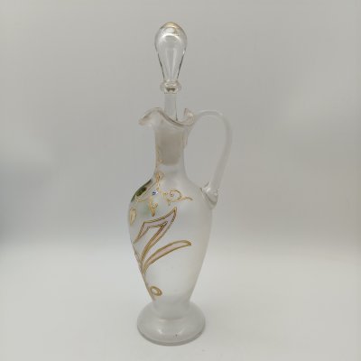 купить Штоф ликерный с цветочным декором, стекло, роспись, Западная Европа, 1900-1930 гг.