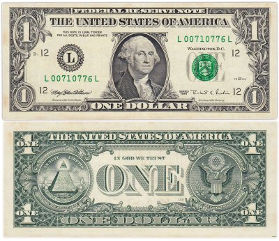 купить США 1 доллар 1995 L-Сан Франциско "FW"