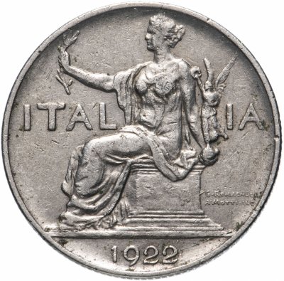 купить Италия 1 лира (lira) 1922