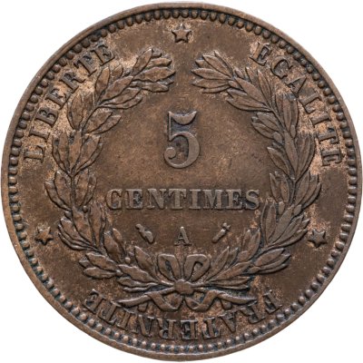 купить Франция 5 сантимов 1894