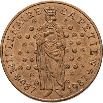 купить Франция 10 франков (francs) 1987 "Тысячелетие династии Капетингов"