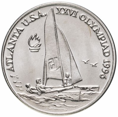 купить Румыния 10 леев 1996 XXVI летние Олимпийские Игры, Атланта 1996 - Парусные соревнования