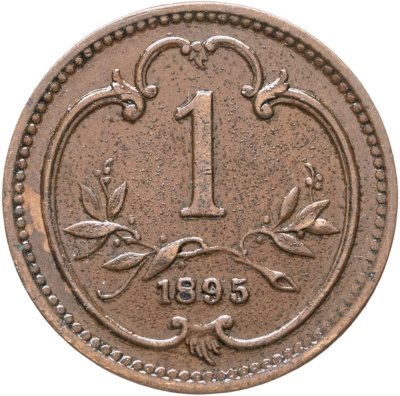 купить Австрия 1 геллер (heller) 1895