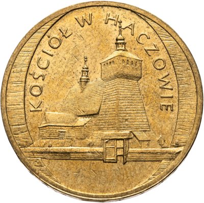 купить Польша 2 злотых 2006 "Памятники Польши - Церковь в Хачуве"